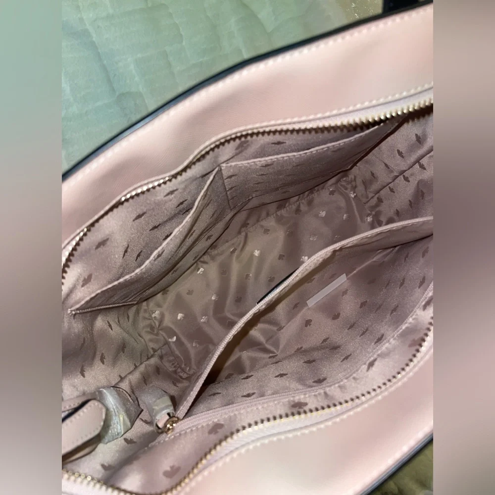 Kate Spade New York Daily Tote Zip Shoulder Bag Toasted Hazelnut Multi Leather - Picture 11 of 11